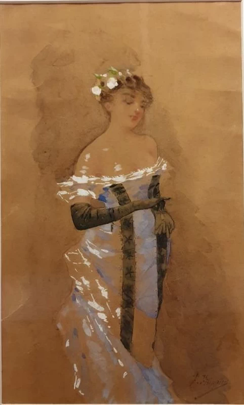  42-Francesco Filippini-Figura di donna 